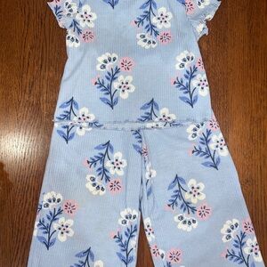 Carter's Blue Floral Pajama Top